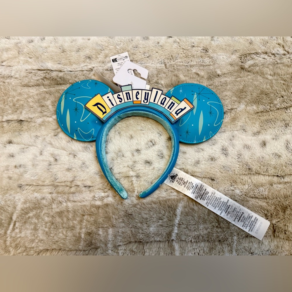 NWT *Discontinued* Disneyland Retro Marquee Sign Ears Headband